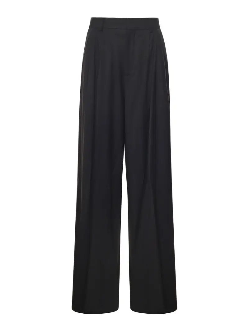 Palazzo Tuxedo Pants Nero