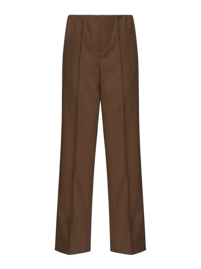 Pantaloni larghi Marrone