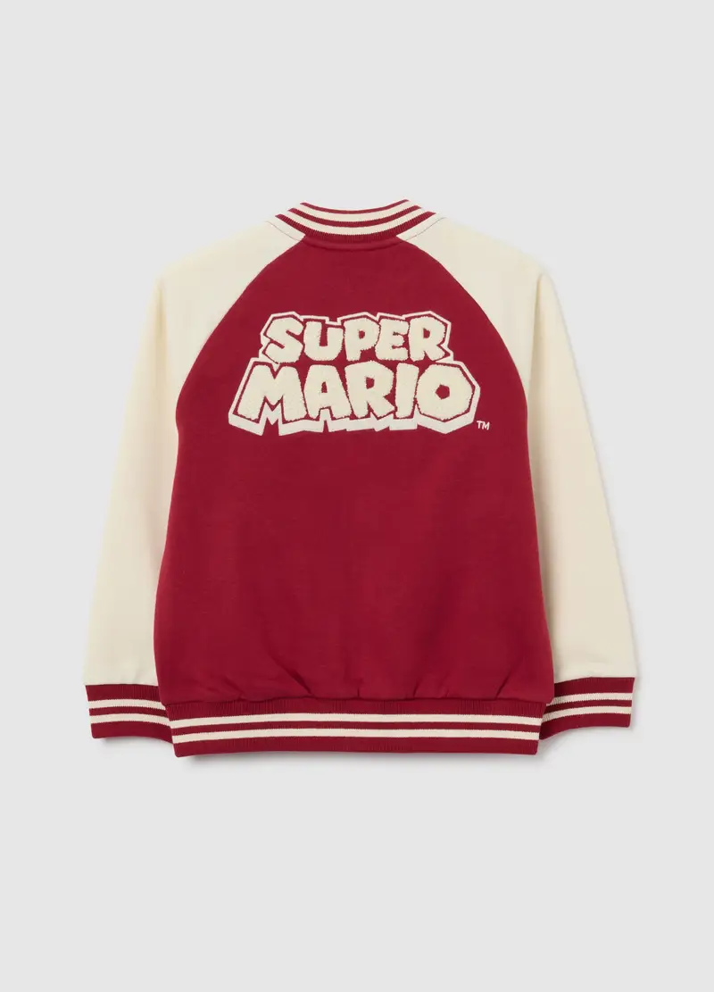 , Felpa Da Bambino In Misto Cotone Multicolor Regular Fit Con Zip, Multicolor miniatura 2