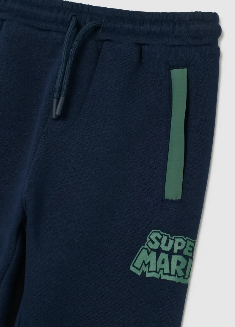 Jogger Multicolor Da Bambino In Misto Cotone Regular Fit Con Stampa, Multicolor miniatura 3