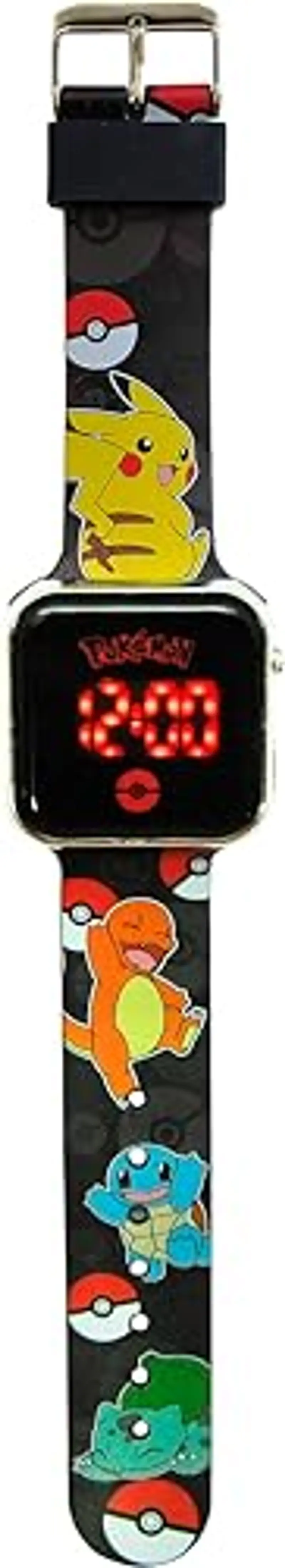 NINTENDO Kids Euroswan Orologio LED Pokemon con Calendario. POK4322