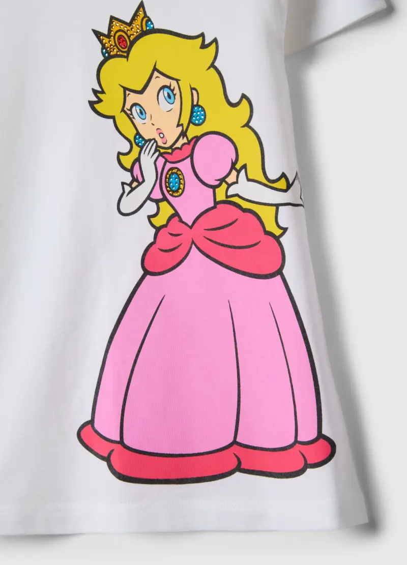 Nintendo T-shirt Bambina Bianco 4312538 miniatura 3