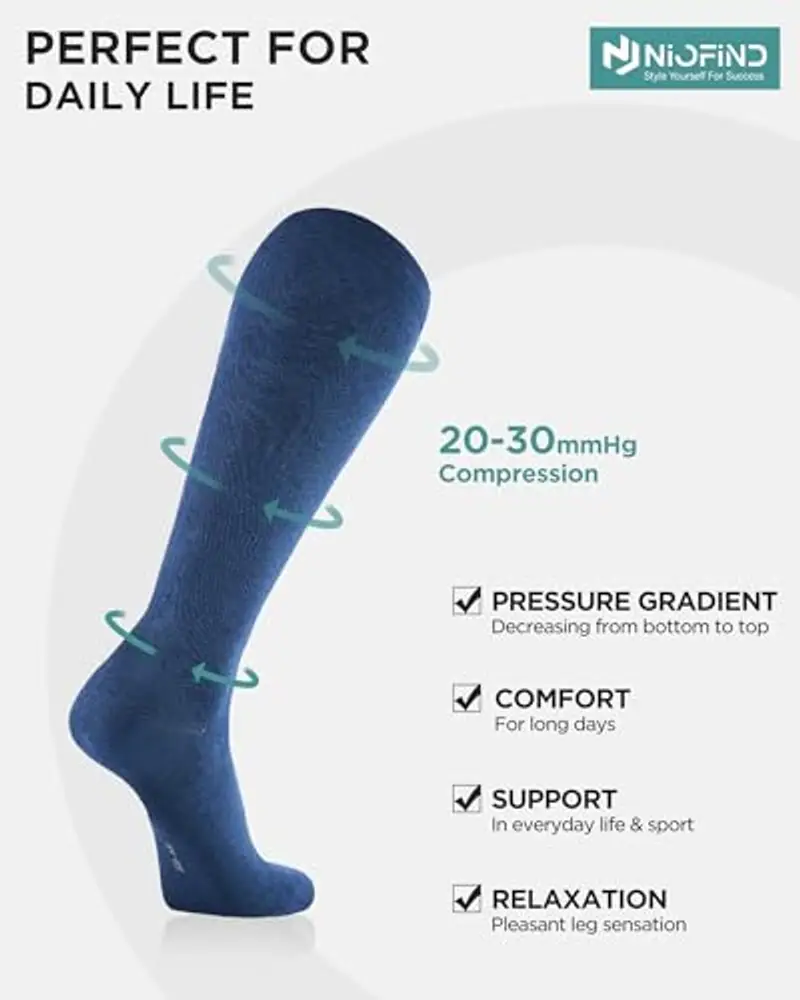 Niofind Calze Uomo Grigio 2004988 miniatura 3