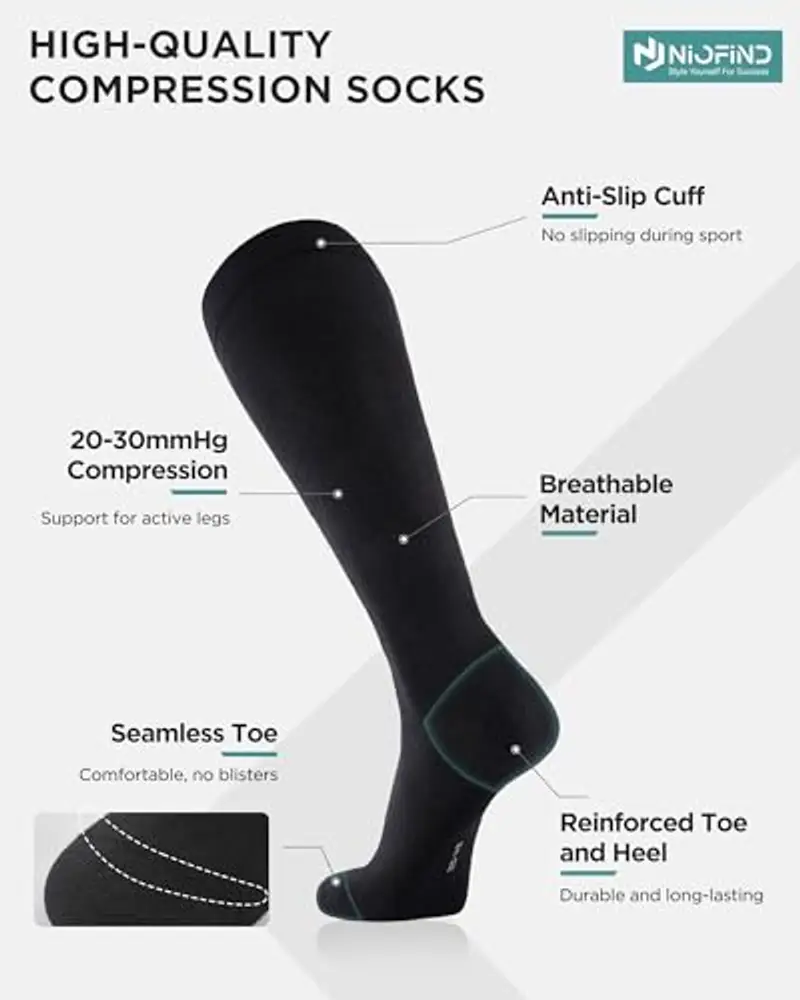 Niofind Calze Uomo Grigio 2086226 miniatura 2