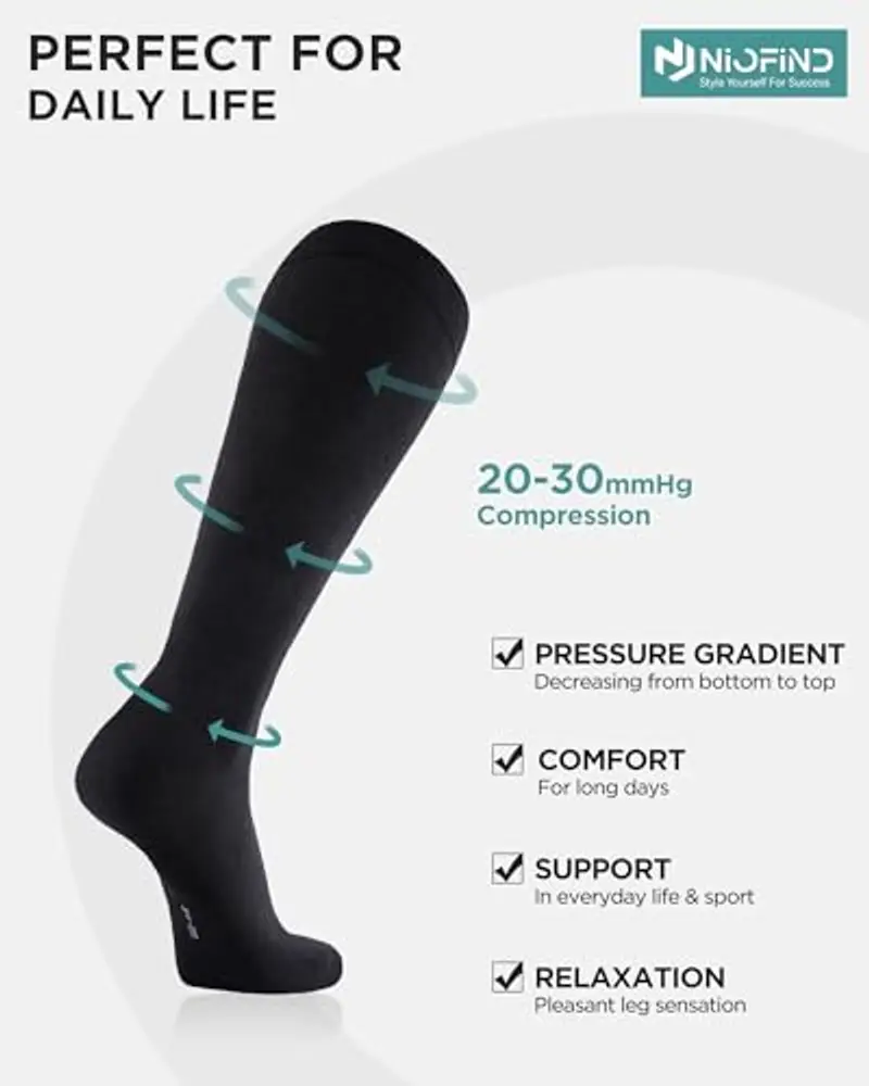 Niofind Calze Uomo Grigio 2086226 miniatura 3