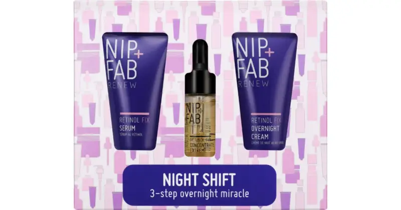 Retinol Fix Night Shift set per la cura del viso con retinolo 3 pz