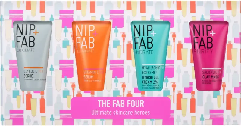 The Fab Four Best Sellers Mix set per la cura del viso 4× 20 ml