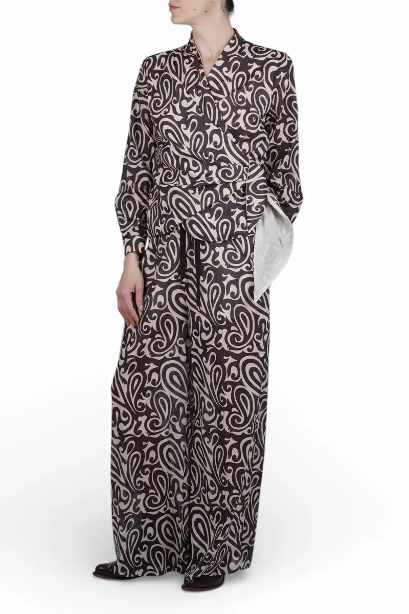 Camicia - 470376 - Beige/Moro miniatura 2