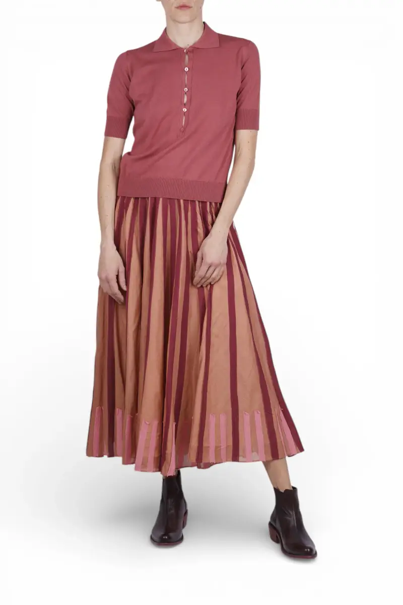 Gonna - 470366 - Rosa/Bordeaux miniatura 2