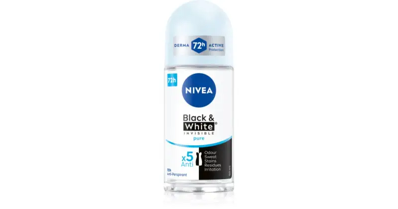 Black & White Invisible Pure 72h - sfera antitraspirante - 50ml