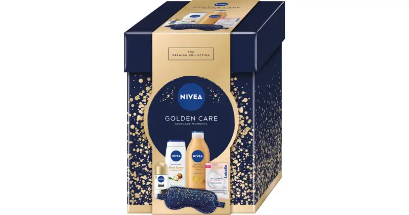 Golden Care Skincare Moments Set regalo lozione corpo Q10 abbronzante rassodante 400 ml e gel docciaShea Butter & Botanical Oil 250 ml e antitra