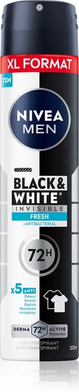 MEN Invisible Black & White antitraspirante spray 200 ml