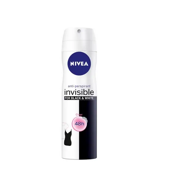 Spray trasparente 200 ml Nivea Invisible For Black And White