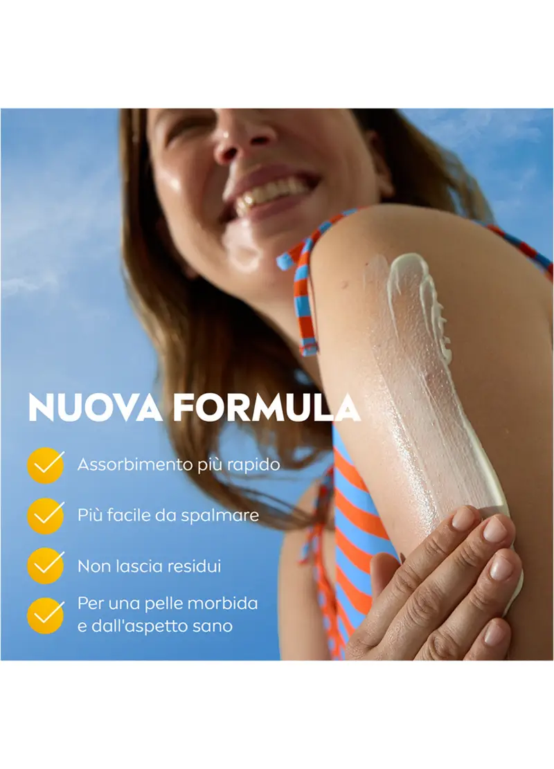 Nivea Sun Latte Solare Protect & Hydrate Spf50+ 200 Ml, Crema Solare 50+ Idratante Per 48 Ore, Donna, Bianco miniatura 3