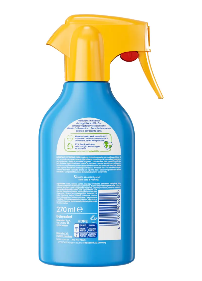 Nivea Sun Spray Solare Protect & Bronze Fp30 270 Ml, Crema Solare 30 Per Un'abbronzatura Dorata, Donna, Bianco miniatura 2