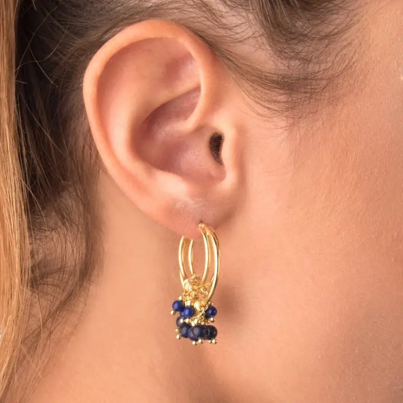 Orecchini Daisy Blu - Argento 925 - Nivy