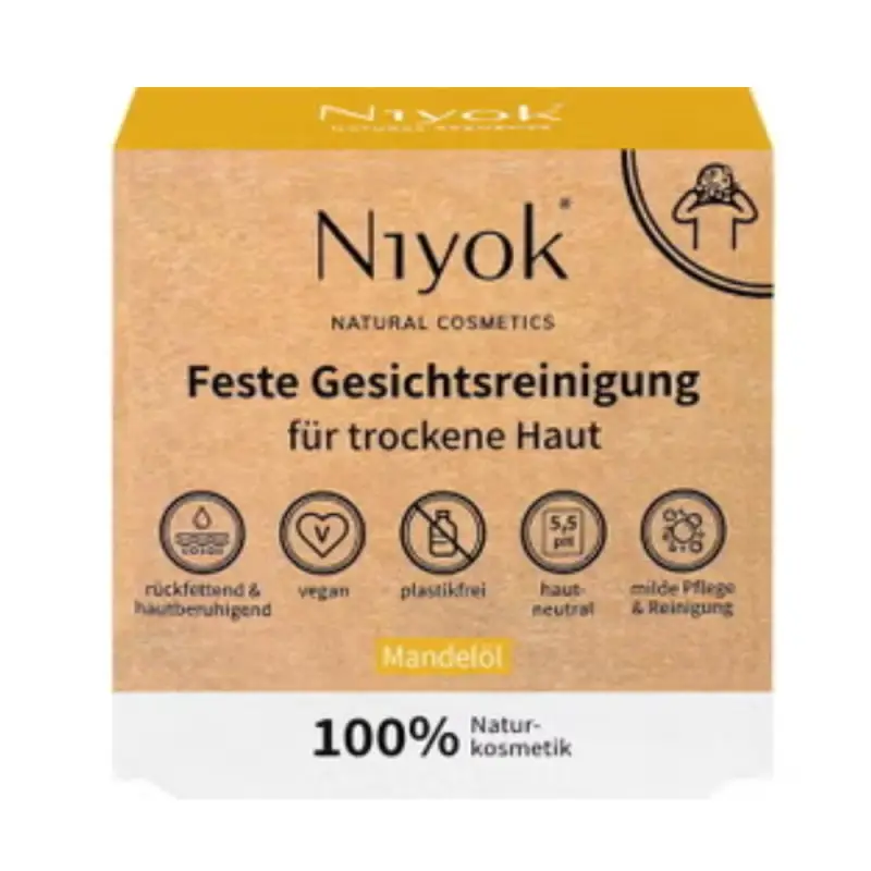 Detergente Viso Solido all'Olio di Mandorle, 80 g