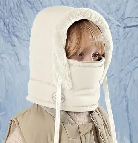 NLAND Bambini Invernale Caldo 3 in 1 Cappello Bambino Sciarpa Inverno Berretto Scaldacollo Set Adatto a Ragazzi e miniatura 2
