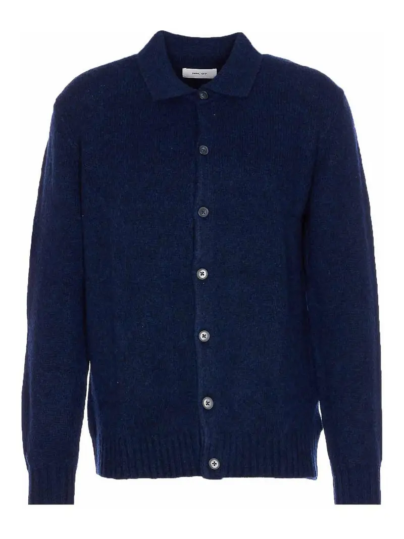 Nn.07 Cardigan Blu 4202231