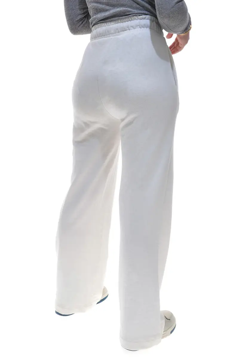 Pantaloni Bianchi con Logo Dorato NO LIMITS LAPK005S25 [BURRO] miniatura 2