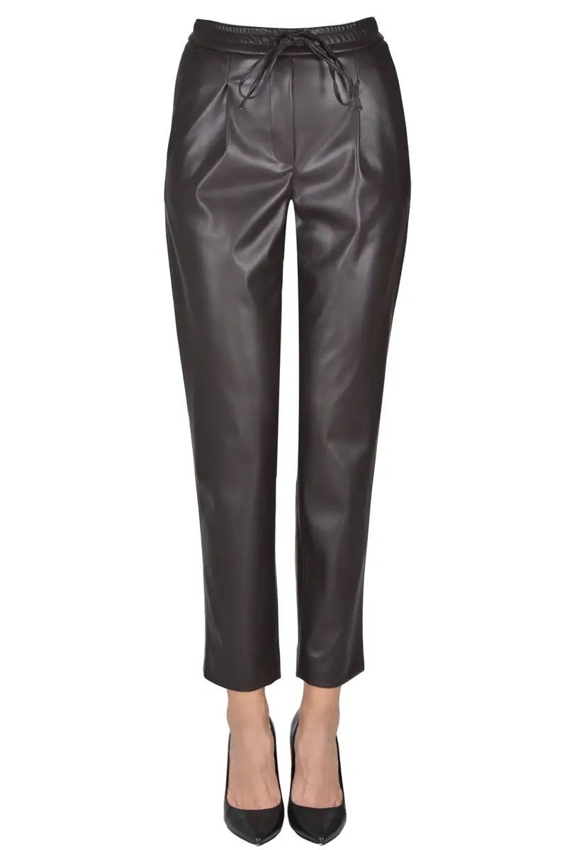 Pantaloni in ecopelle