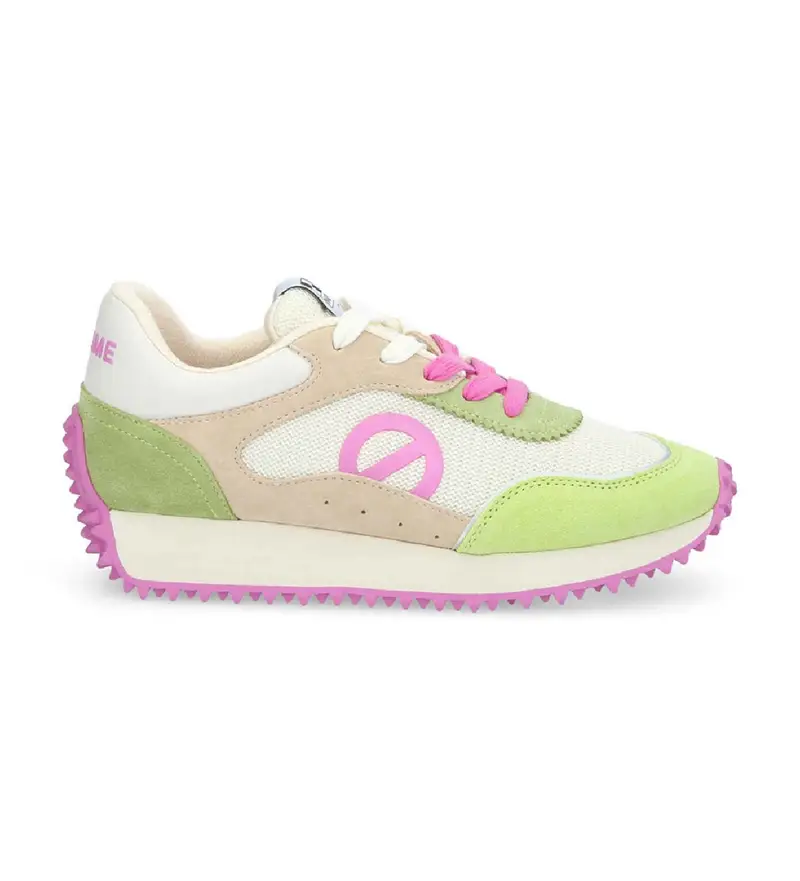per donna. LNIAKSD Sneakers da jogging punk verdi (37), Basso, Stringhe, Casual, Verde Pelle