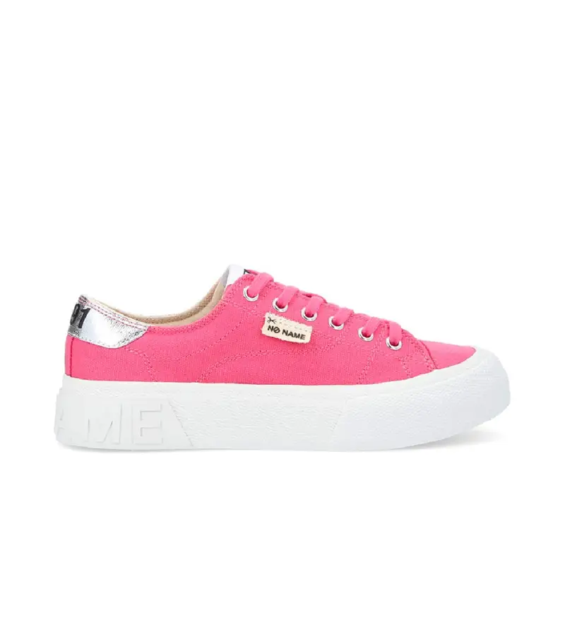 per donna. QNBCOD0 Sneakers in tela e cotone riciclato Reset Sneaker rosa (38), Tessuto, Basso, Stringhe, Casual