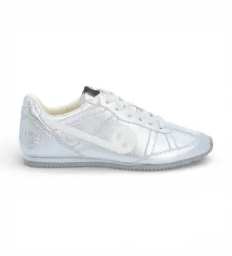 per donna TNERX30 Sneakers Evo Run argento (36), Pelle, Basso, Stringhe, Casual