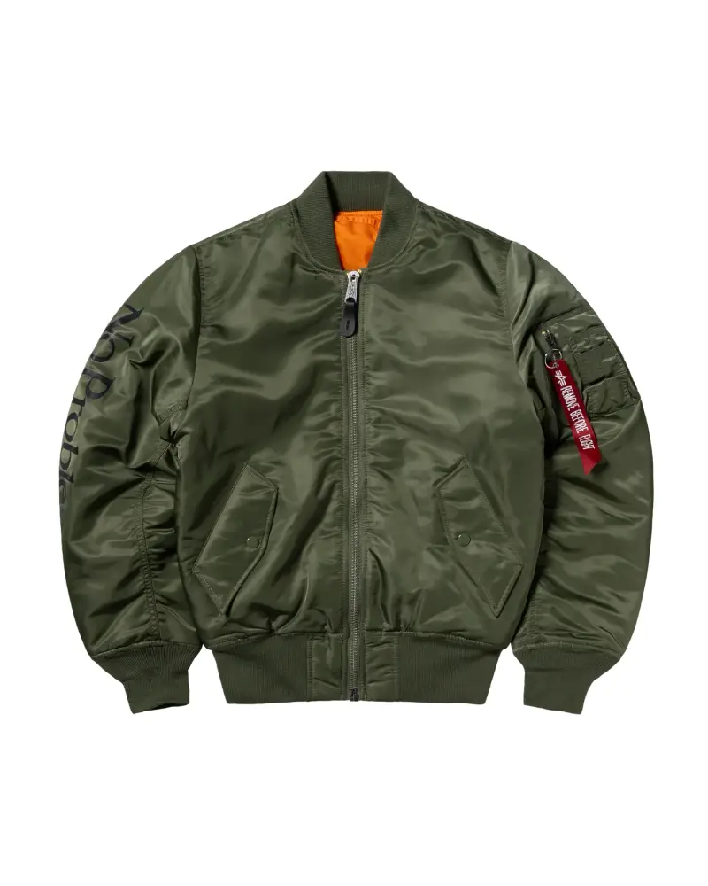 Bomber no problemo x alpha industries verde