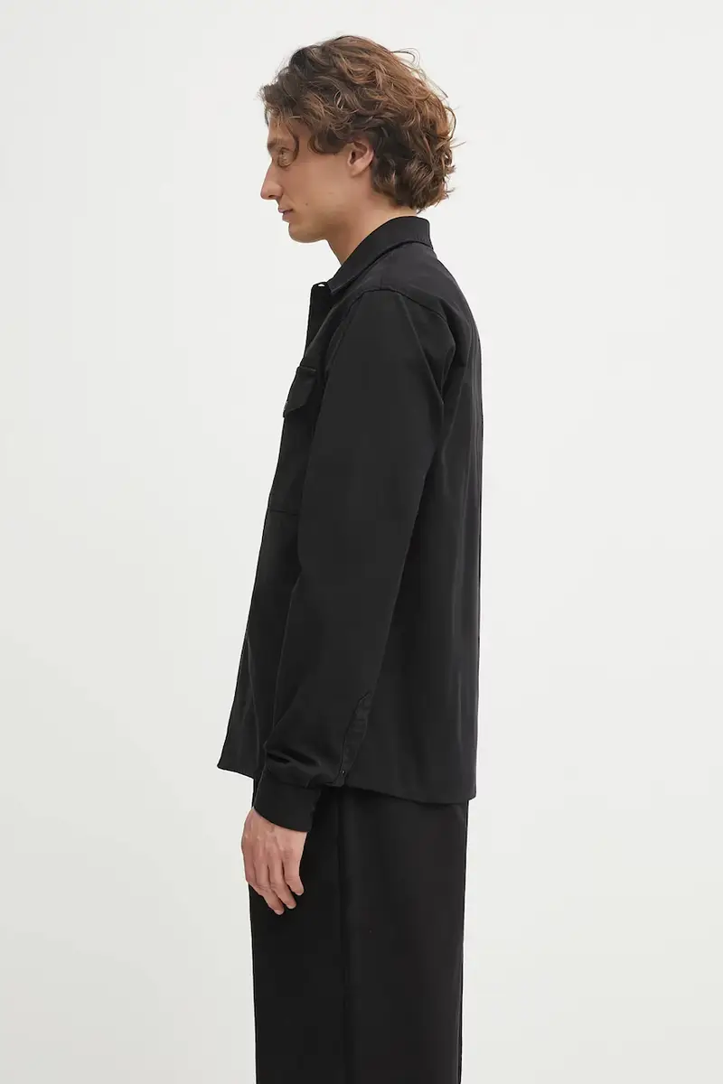 camicia in cotone Mini Problemo Work Shirt Nero miniatura 2