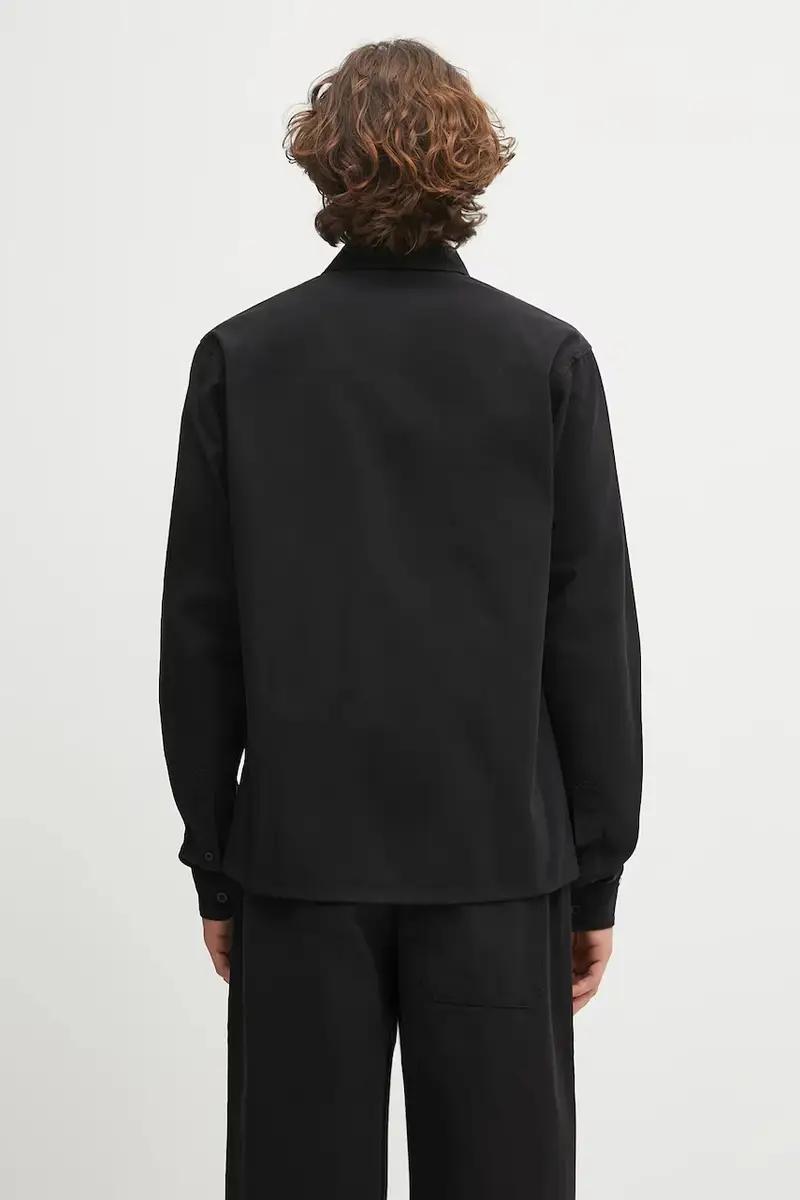 camicia in cotone Mini Problemo Work Shirt Nero miniatura 3