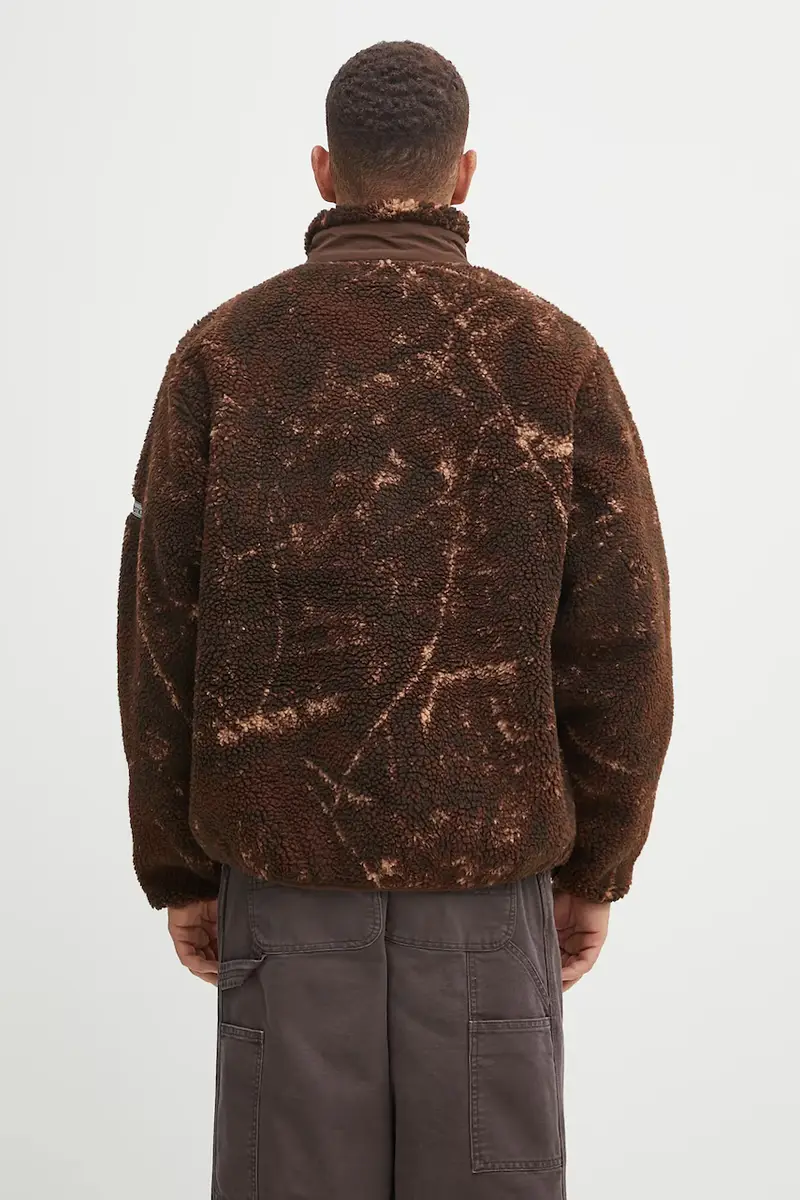 felpa in pile Zip Through Fleece uomo colore marrone NP7000504 miniatura 3