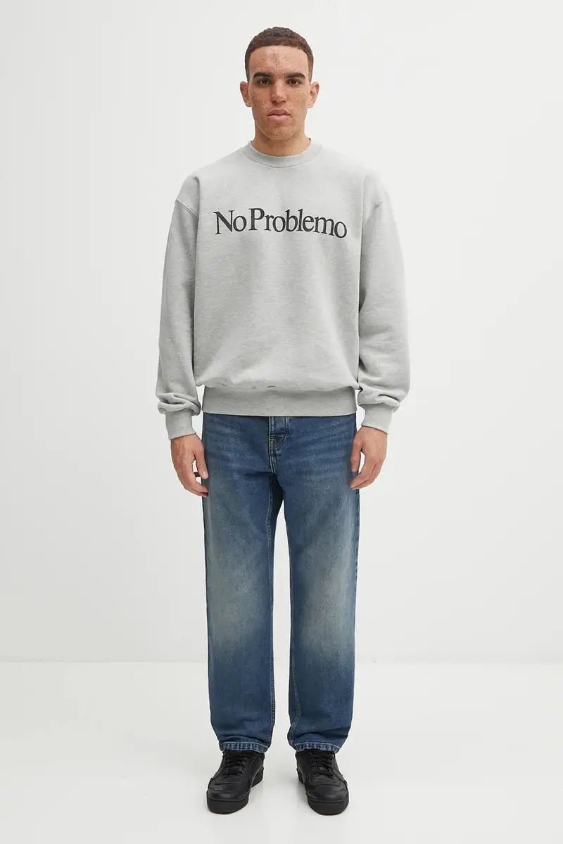 felpa uomo colore grigio NP2000204 miniatura 5