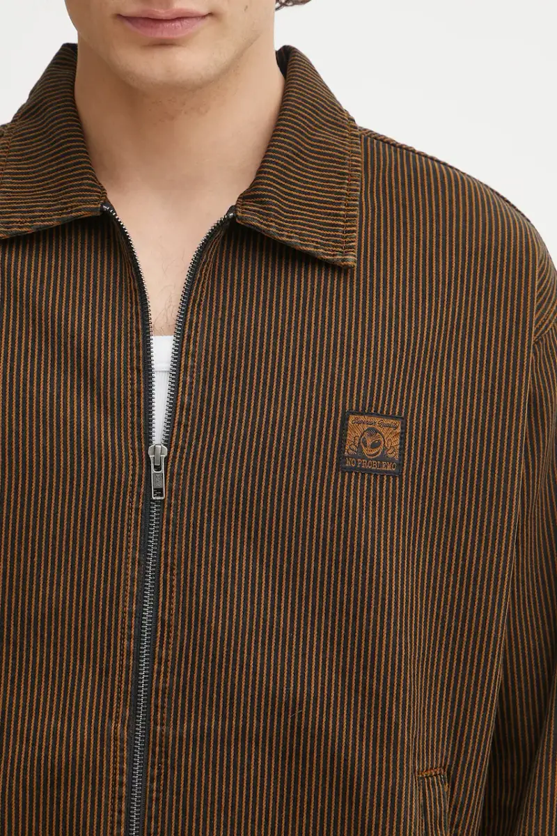 giacca in cotone Nayoko Marrone miniatura 4