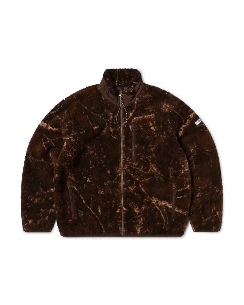 Giacca sherpa camouflage