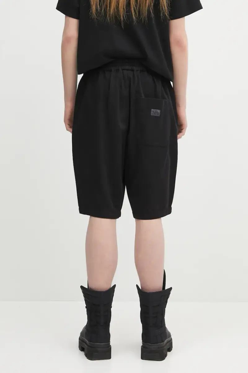 pantaloncini in cotone Mini Problemo Work Short - Twill Nero miniatura 3