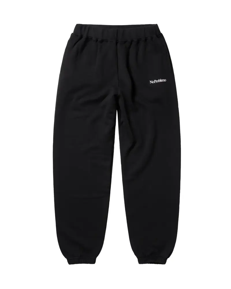 Pantalone in tuta nero con logo