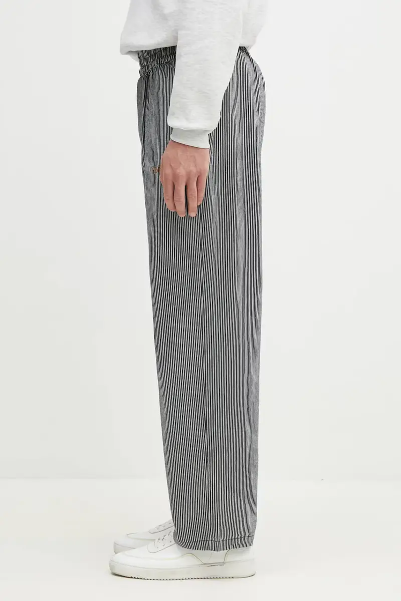 pantaloni in cotone Mini Problemo Work Pant - Denim Blu miniatura 2