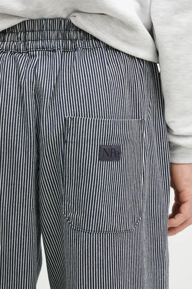 pantaloni in cotone Mini Problemo Work Pant - Denim Blu miniatura 4