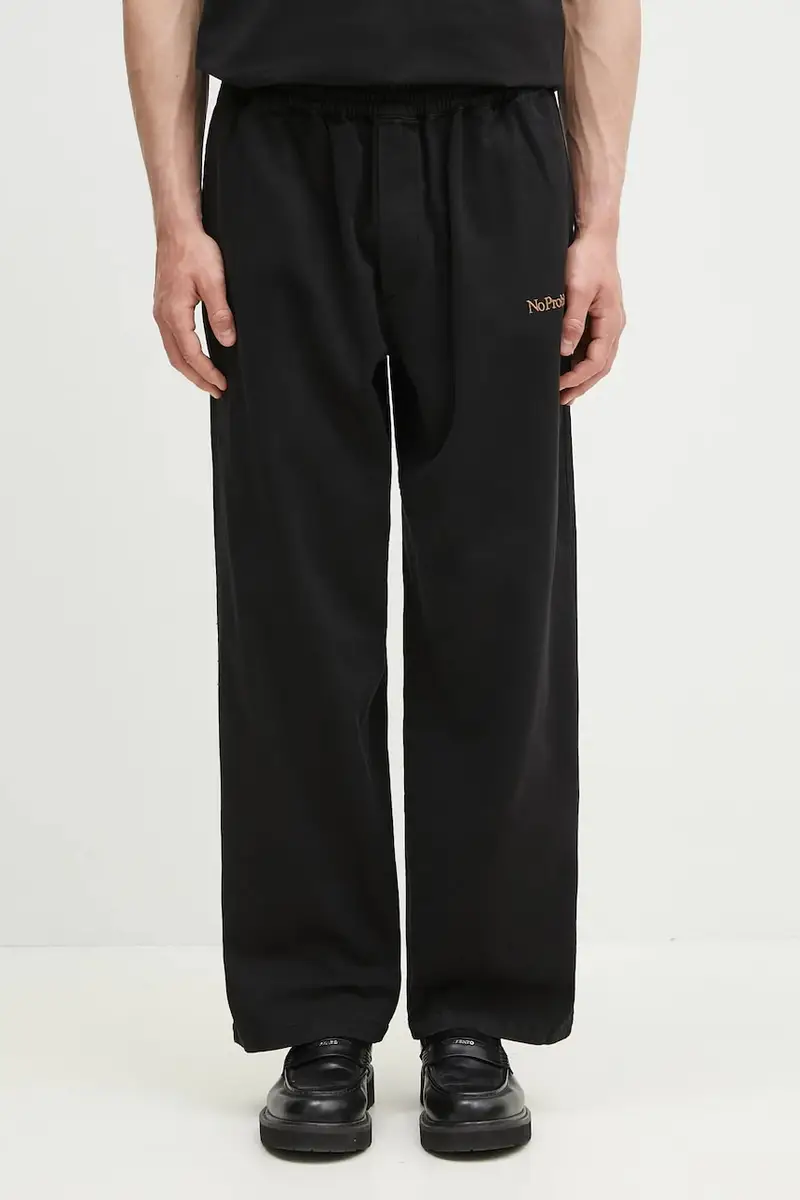 pantaloni in cotone Mini Problemo Work Pant - Twill uomo colore nero NP3011403