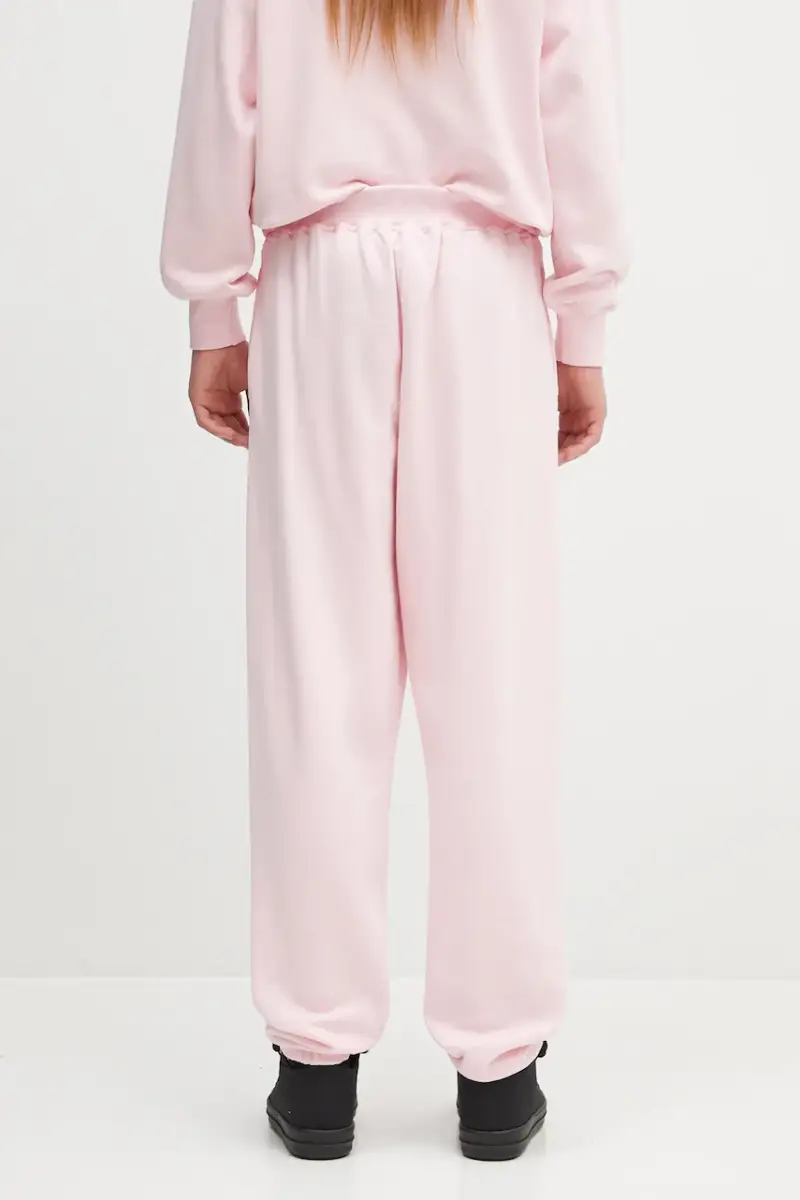 pantaloni tuta di cotone No Problemo Sweatpant Rosa miniatura 5