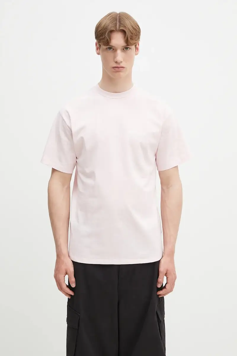 t-shirt in cotone Mini Problemo SS Tee colore rosa NP6000903
