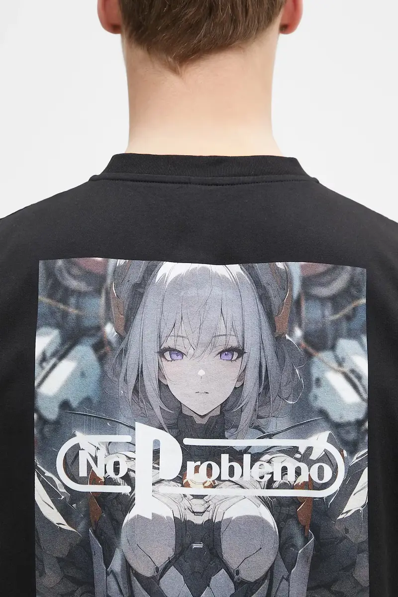 No Problemo T-shirt Nero 4157755 miniatura 4