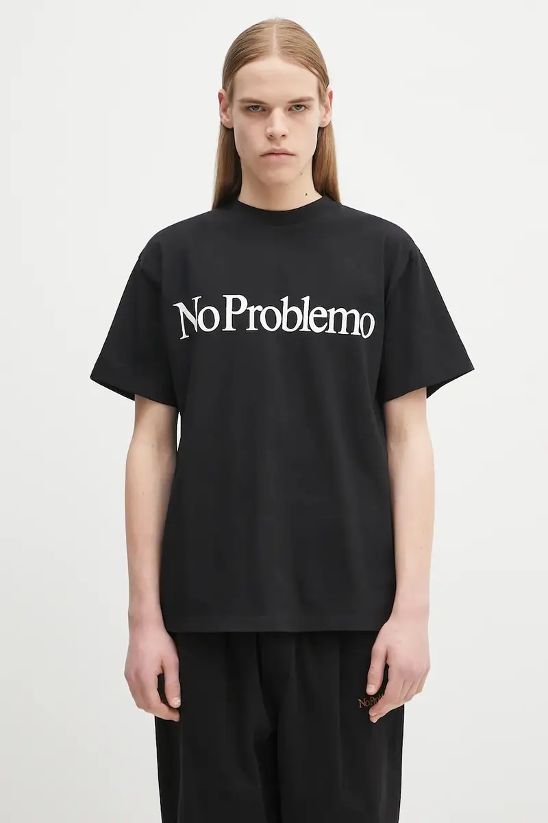 t-shirt in cotone No Problemo SS Tee colore nero NP6000203