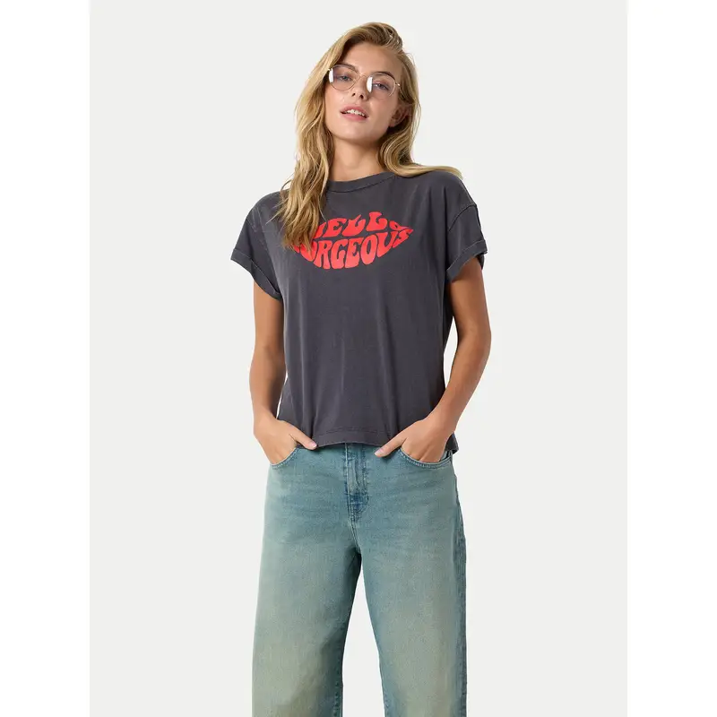 Noisy May T-shirt Grigio 4239395