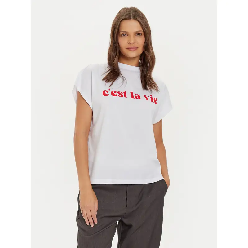 Noisy May T-shirt Bianco 3346553