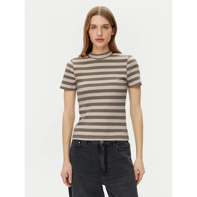 Noisy May T-shirt Beige 3214691