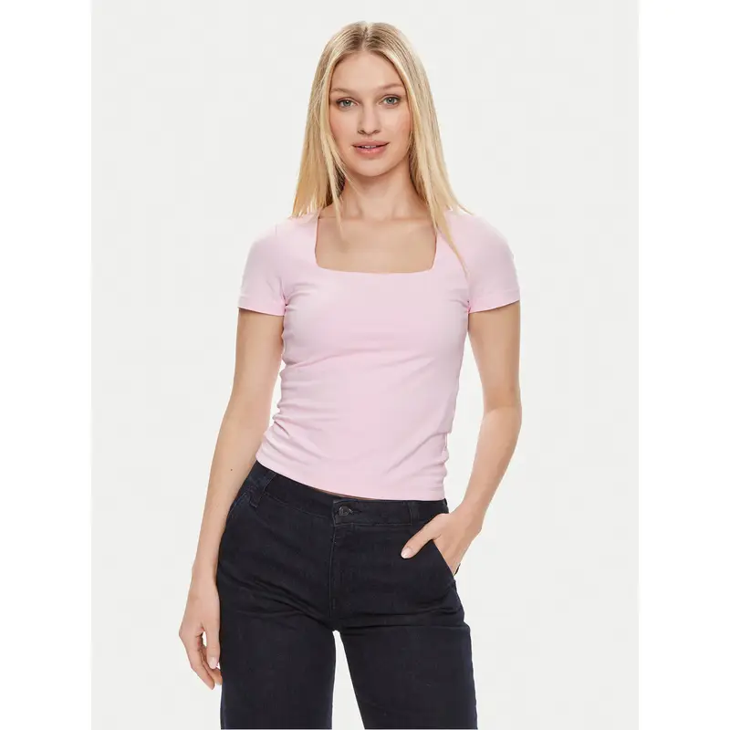 Noisy May T-shirt Rosa 4206190