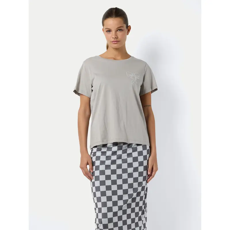 Noisy May T-shirt Grigio 3213124