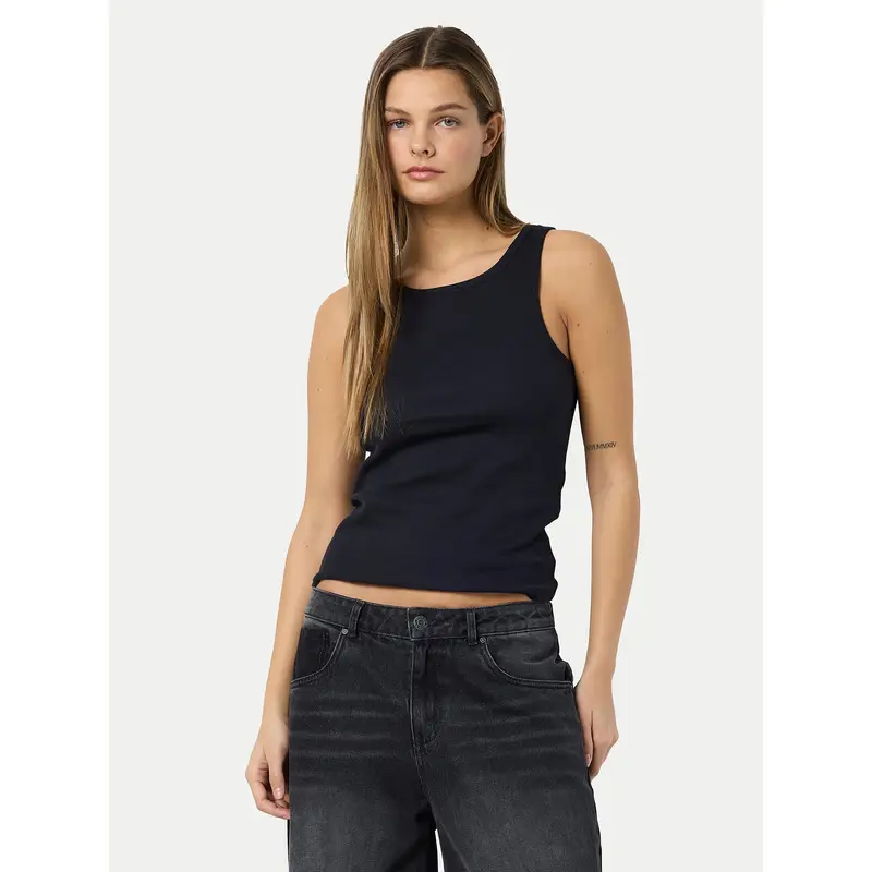 Top Maya 27033135 Nero Tight Fit